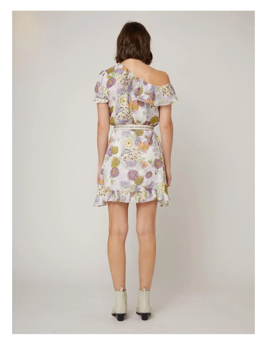 VESTIDO CORTO ASIMÉTRICO BERENICE RACY