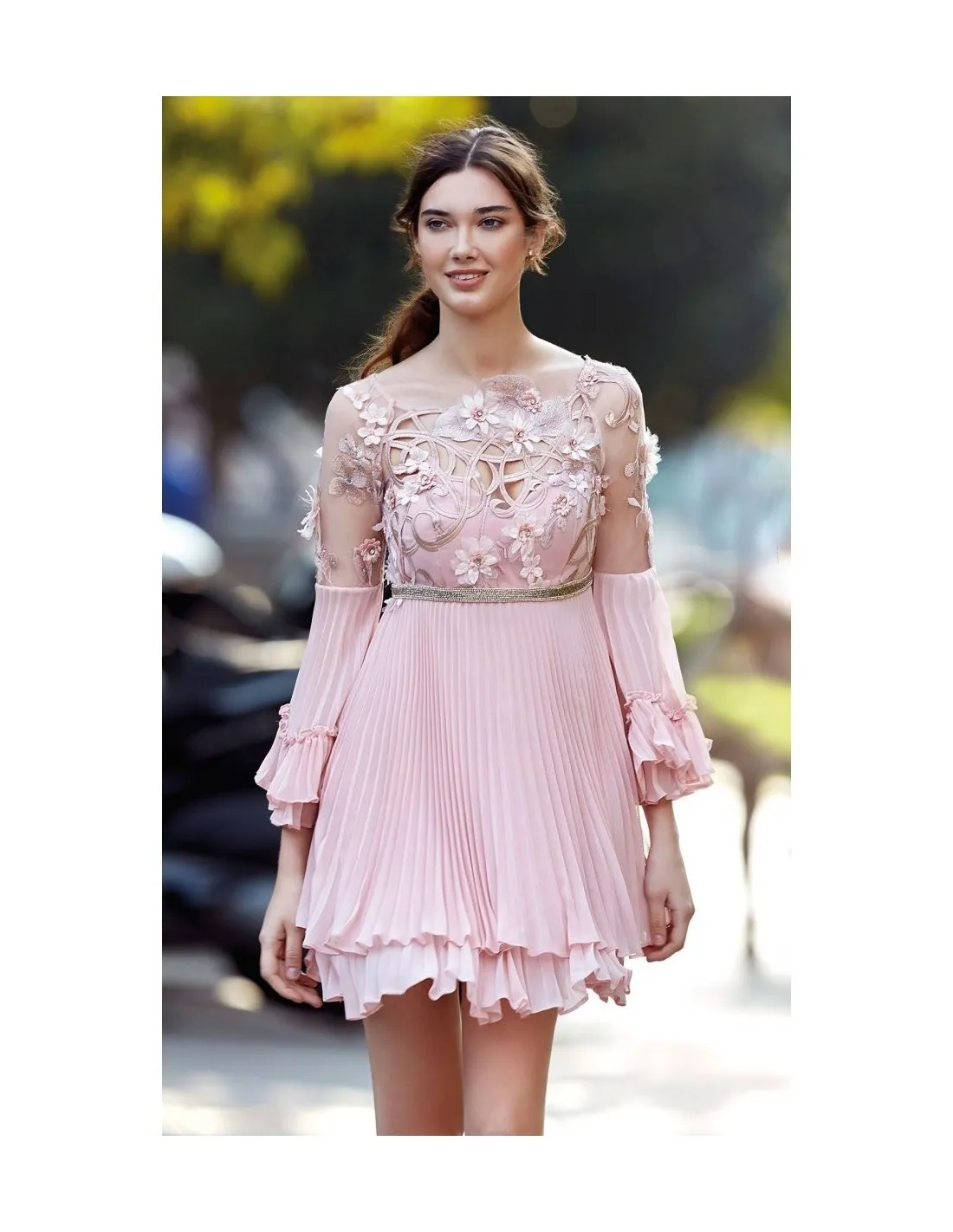 VESTIDO ML FIESTA CL CARLA RUIZ 94717