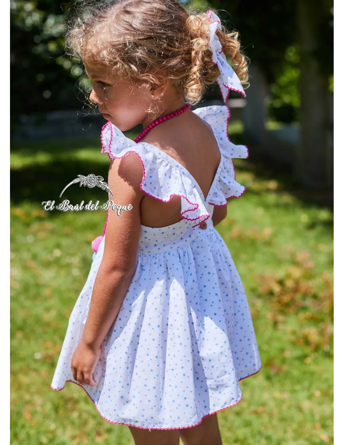 Vestido Niña Estrellas La Martinica Familia Galassia