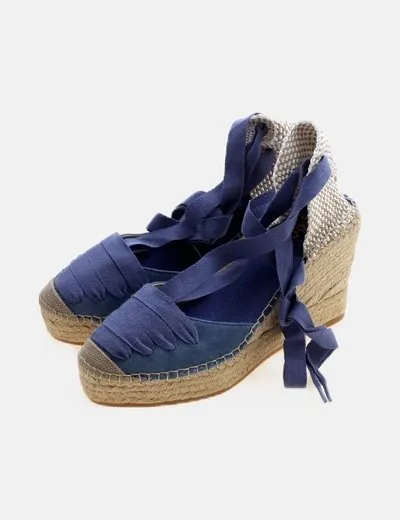 Vidorreta Alpargatas azules lace up
