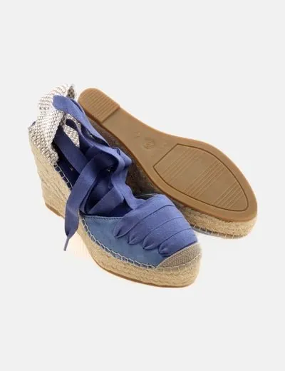 Vidorreta Alpargatas azules lace up
