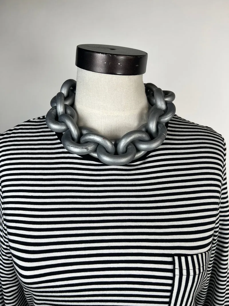 VIRGINIA DEMARIA Collar Eslabón Plata