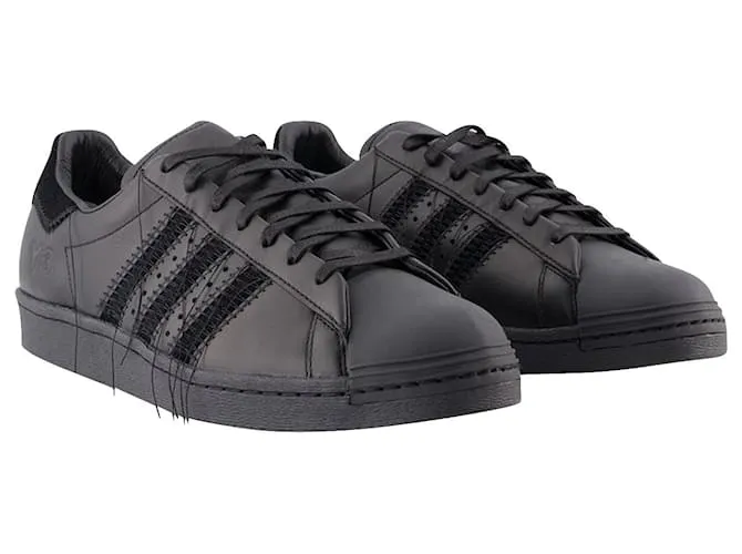 Y3 Y3 ZAPATILLAS SUPERSTAR Y3  CUERO  NEGRO 