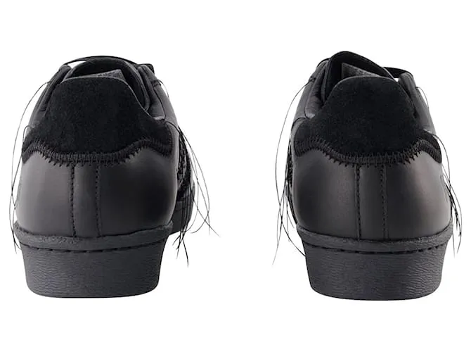 Y3 Y3 ZAPATILLAS SUPERSTAR Y3  CUERO  NEGRO 
