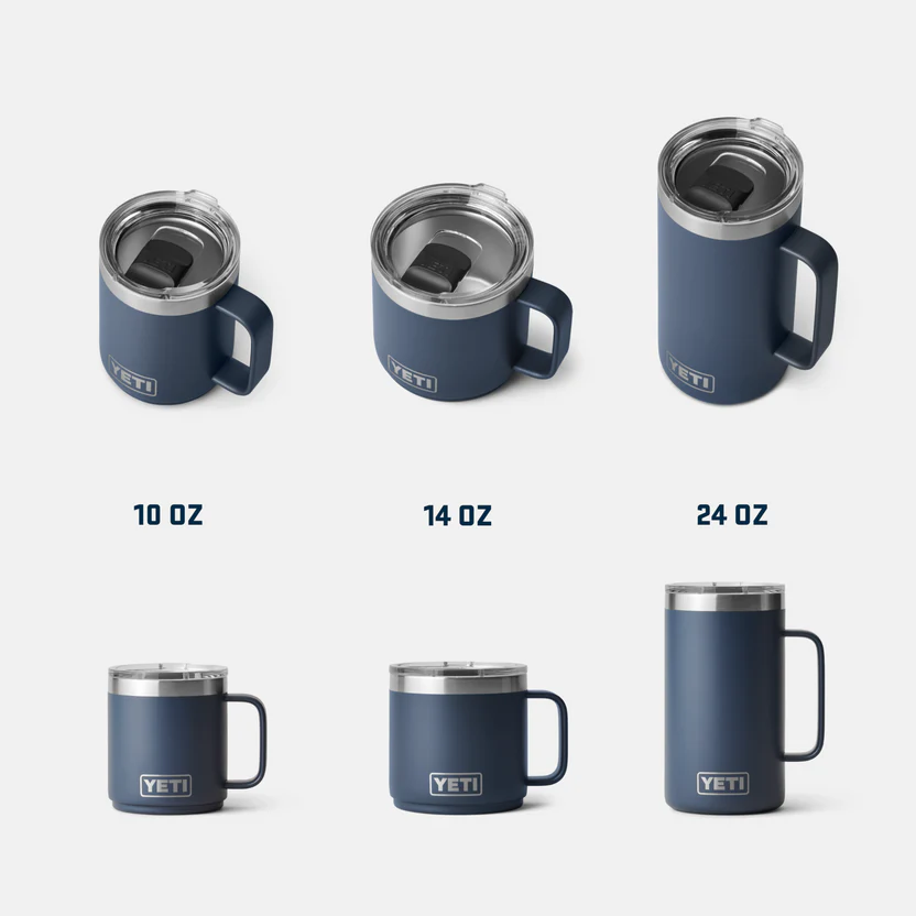 YETI RAMBLER®TAZA APILABLE DE 14 OZ (414 ML) CON TAPA MAGSLIDER™