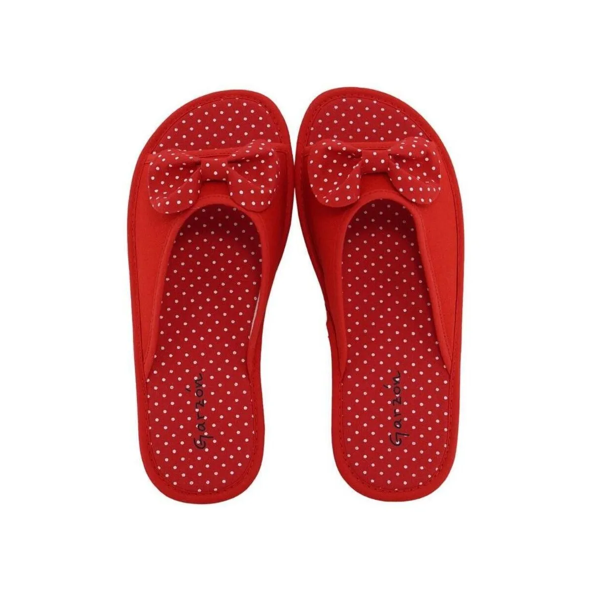 ZAPATILLA CASA MUJER GARZÓN JUNCAL LAZO LUNARES P446.120