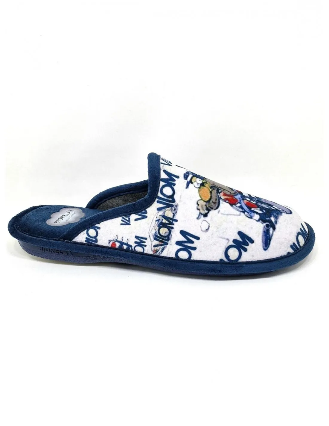 Zapatilla de hombre Biorelax en azul marino 1445