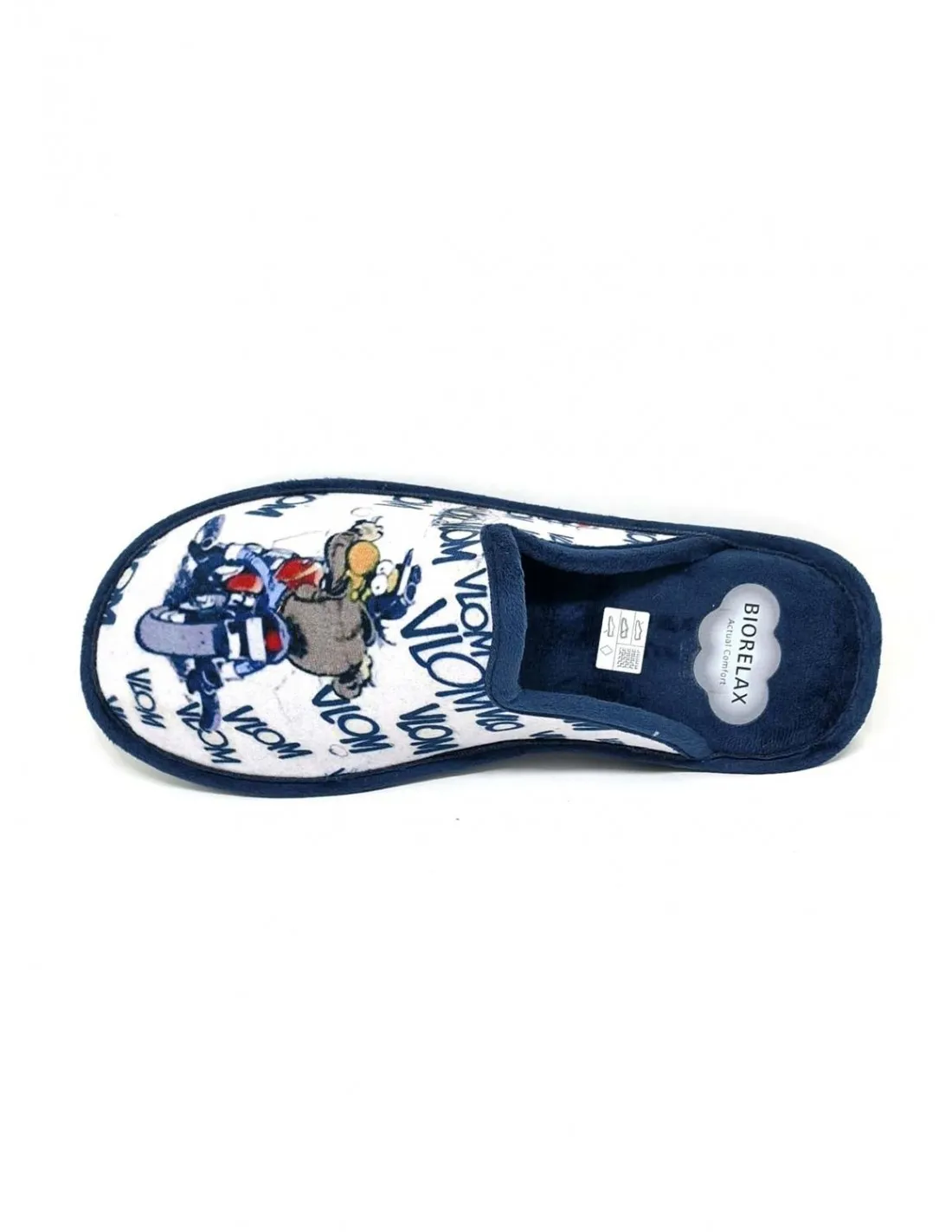 Zapatilla de hombre Biorelax en azul marino 1445