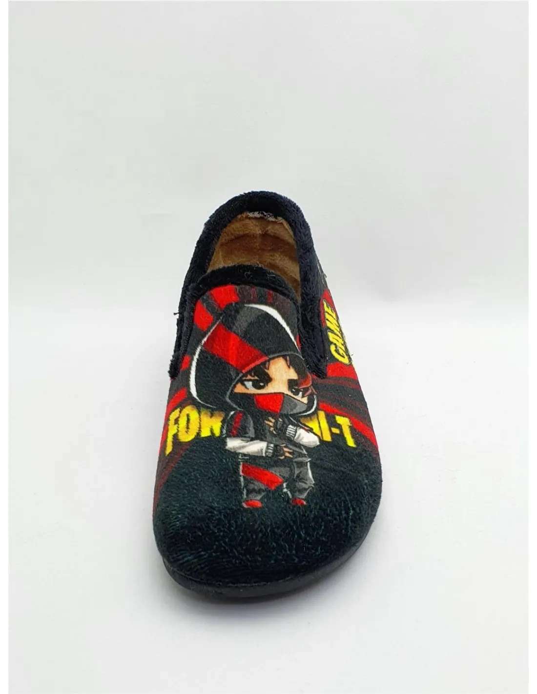 ZAPATILLA DE NINO CHISPAS EN NEGRO 10048  CHISPAS