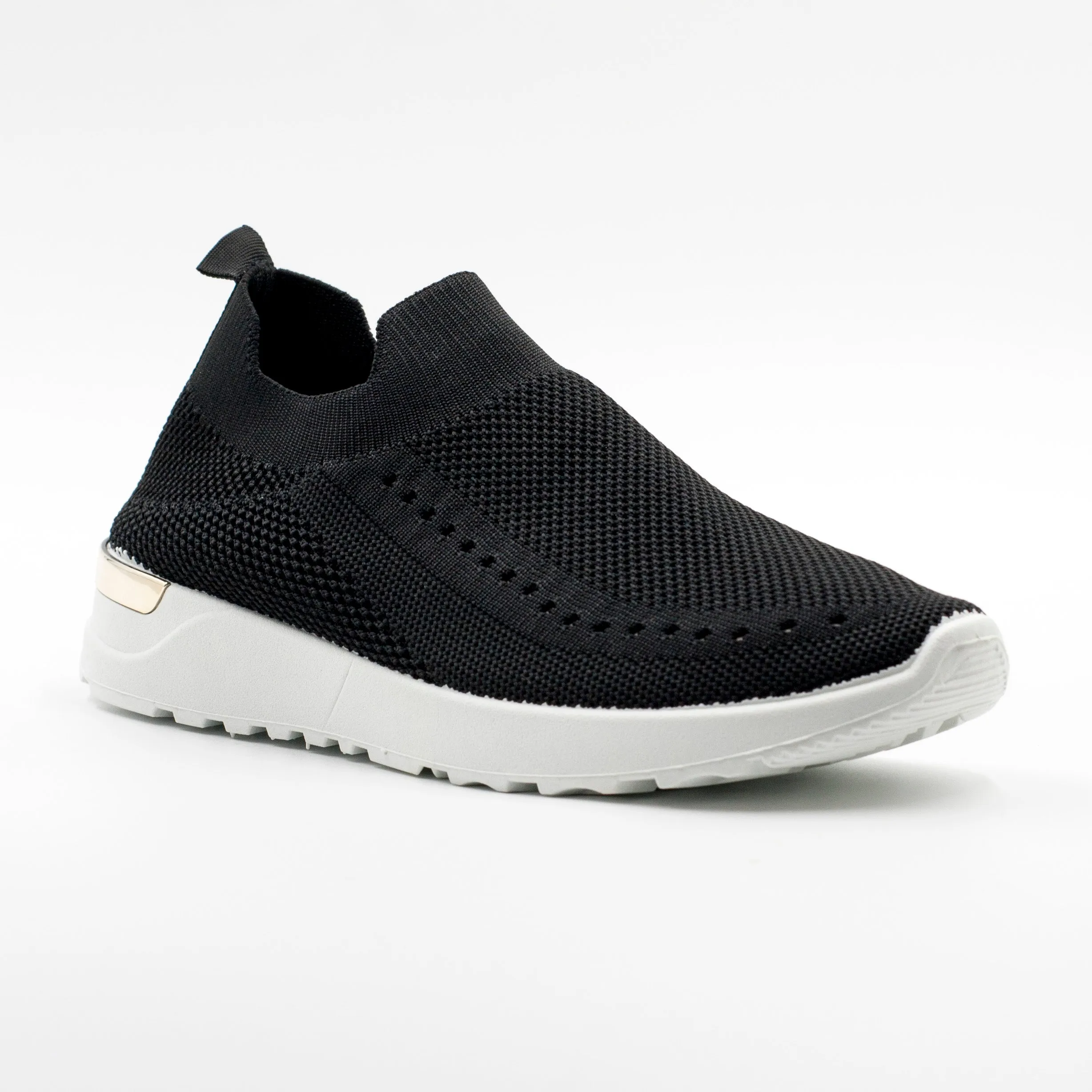 Zapatilla Funway con elastico negra