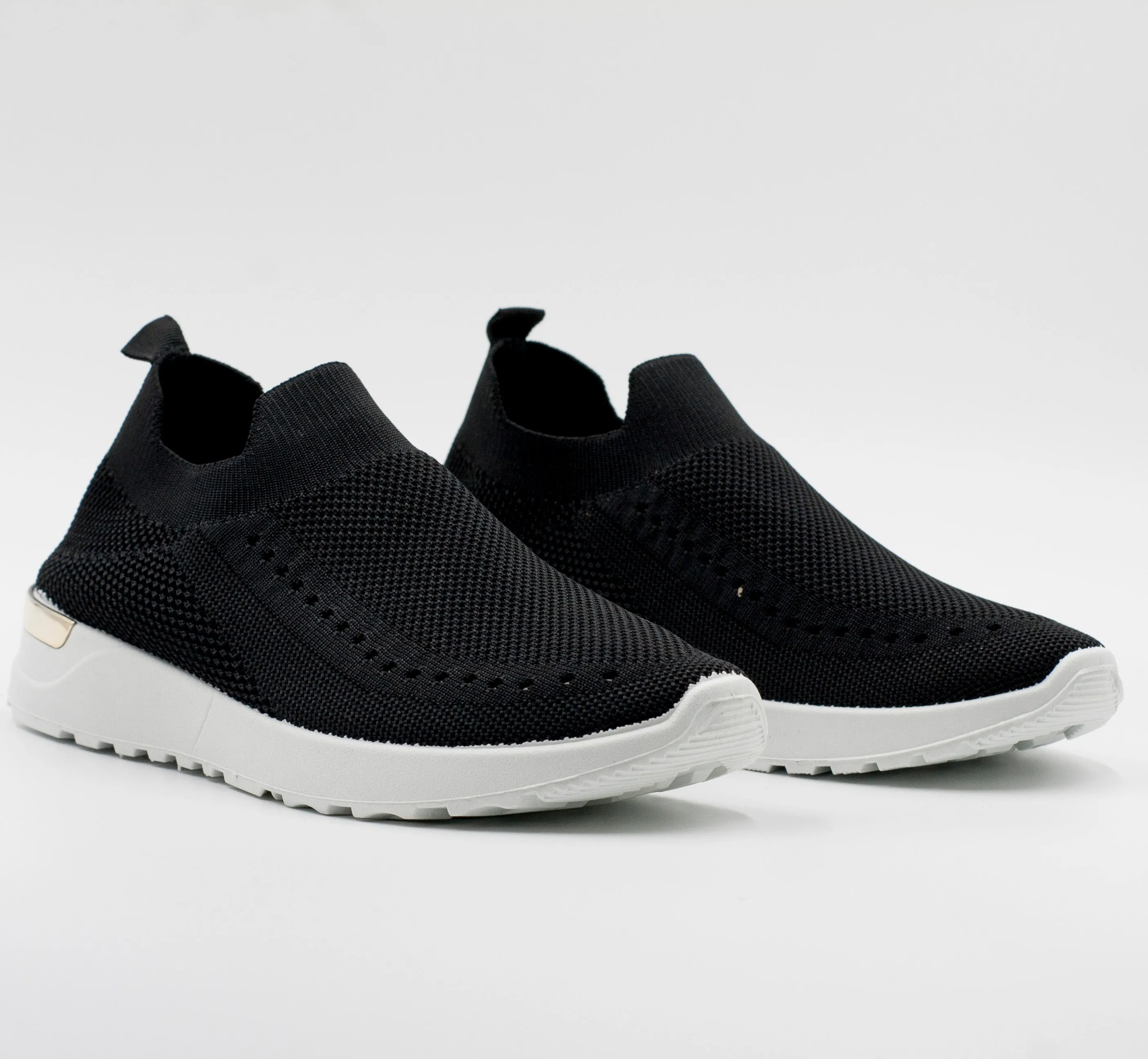 Zapatilla Funway con elastico negra