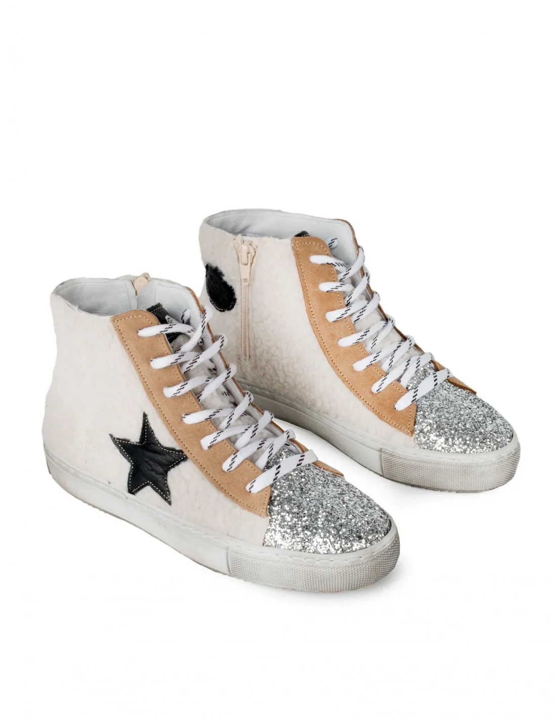 Zapatillas Altas Estrella Borreguillo