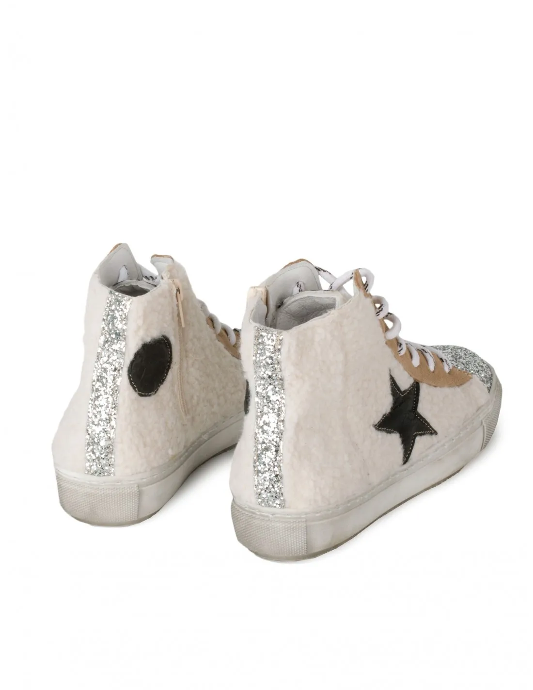 Zapatillas Altas Estrella Borreguillo