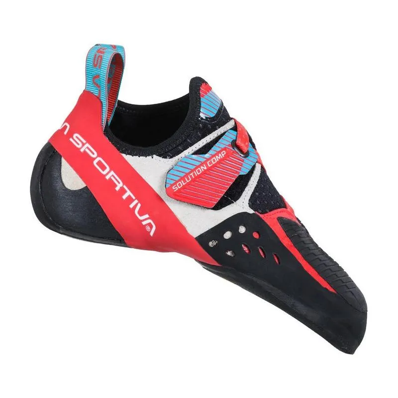 Zapatillas de escalada La Sportiva Solution Comp (Hibiscus/Azul malibú) Mujer