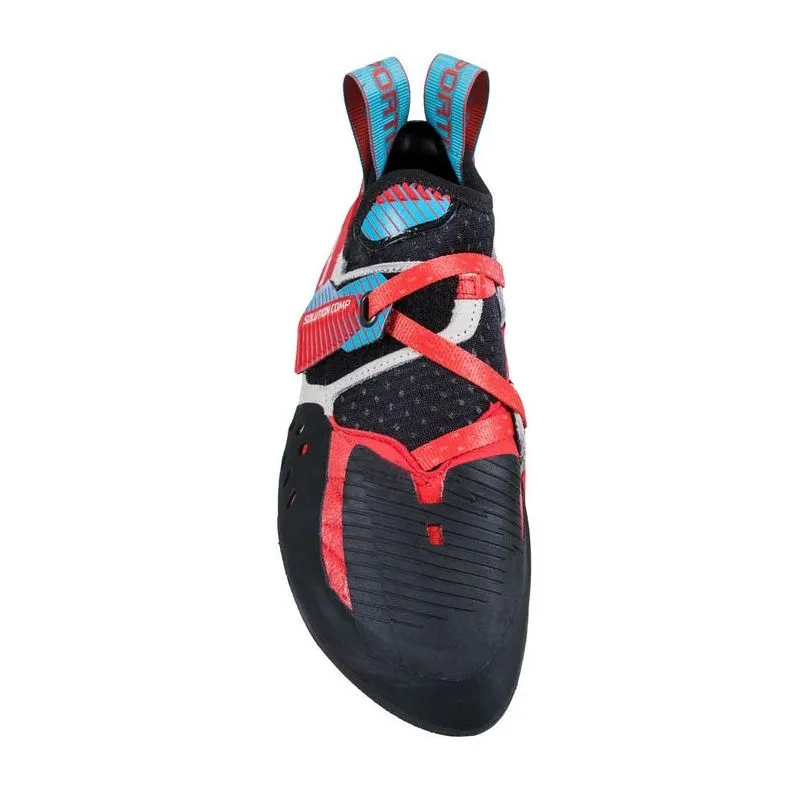 Zapatillas de escalada La Sportiva Solution Comp (Hibiscus/Azul malibú) Mujer