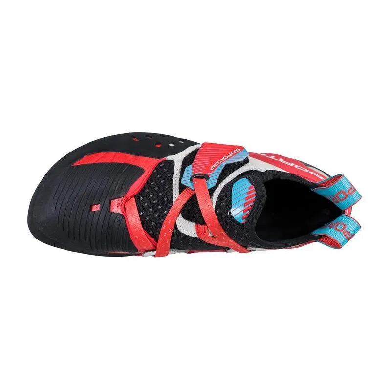 Zapatillas de escalada La Sportiva Solution Comp (Hibiscus/Azul malibú) Mujer