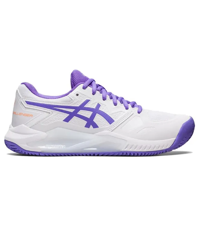 ZAPATILLAS DE TENIS ASICS GELCHALLENGER 13 CLAY BLANCO MUJER