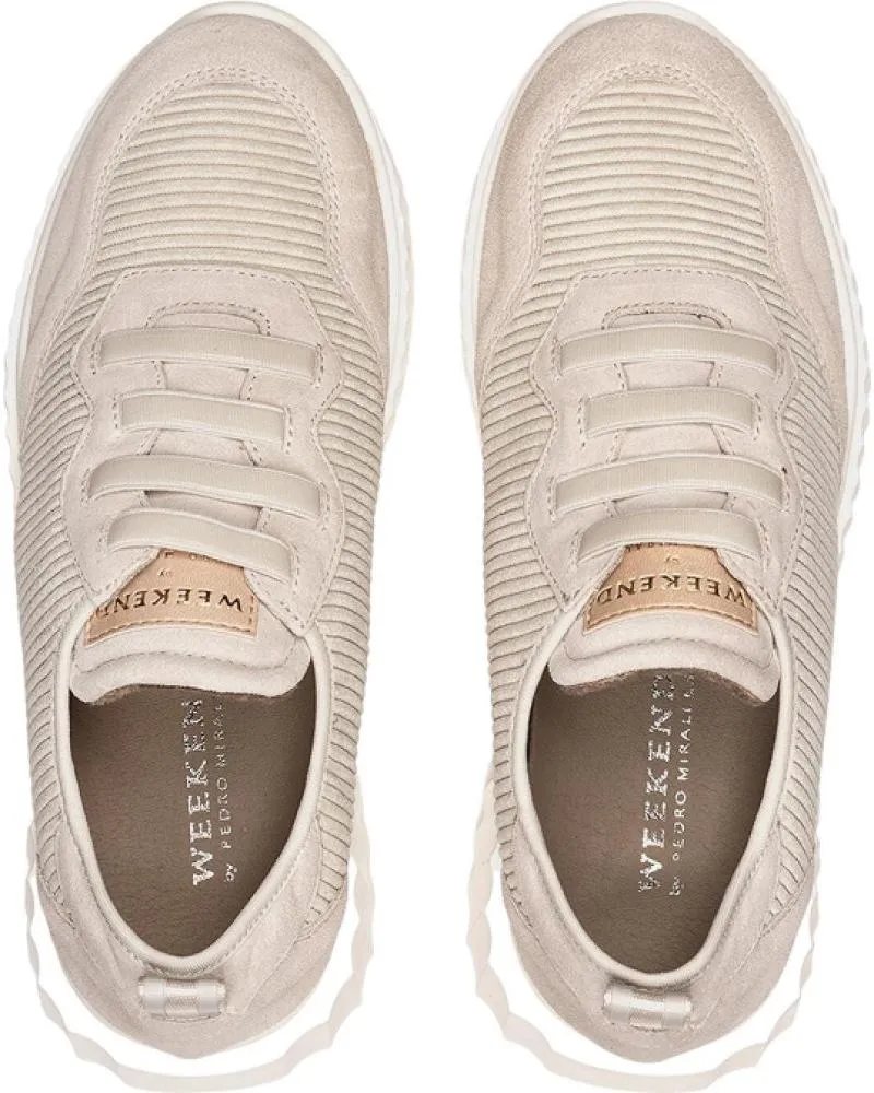 Zapatillas deporte PEDRO MIRALLES  de Mujer WEEKEND PANA 26000 CREAM  VARIOS COLORES
