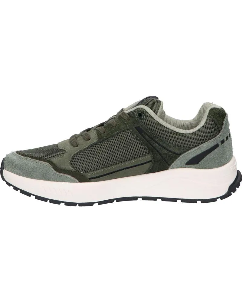 Zapatillas deporte TOMMY HILFIGER  de Hombre EM0EM01494 RUNNER MIX MATERIAL  M00 DEEP WOODS