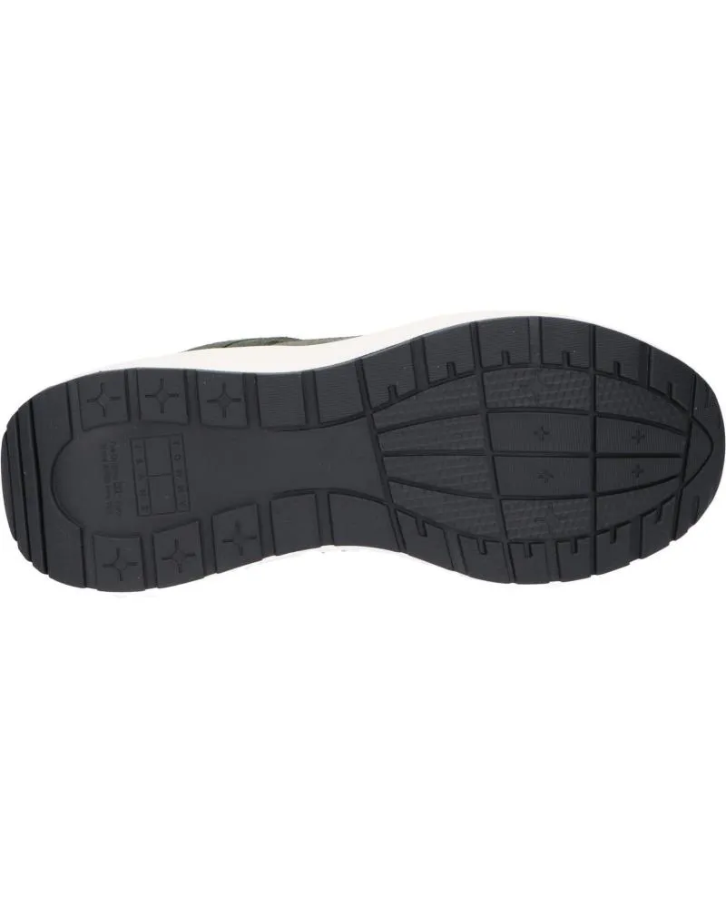 Zapatillas deporte TOMMY HILFIGER  de Hombre EM0EM01494 RUNNER MIX MATERIAL  M00 DEEP WOODS