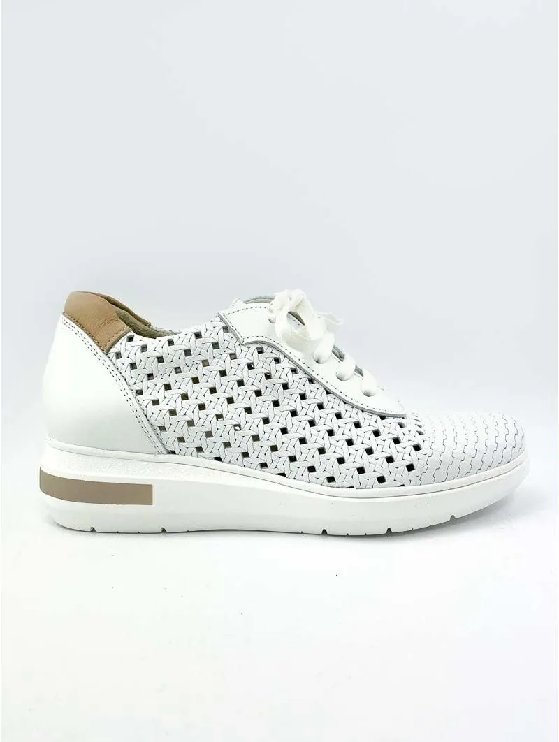 Zapatillas deportivas Casual troquelada Lince 12902 blanco