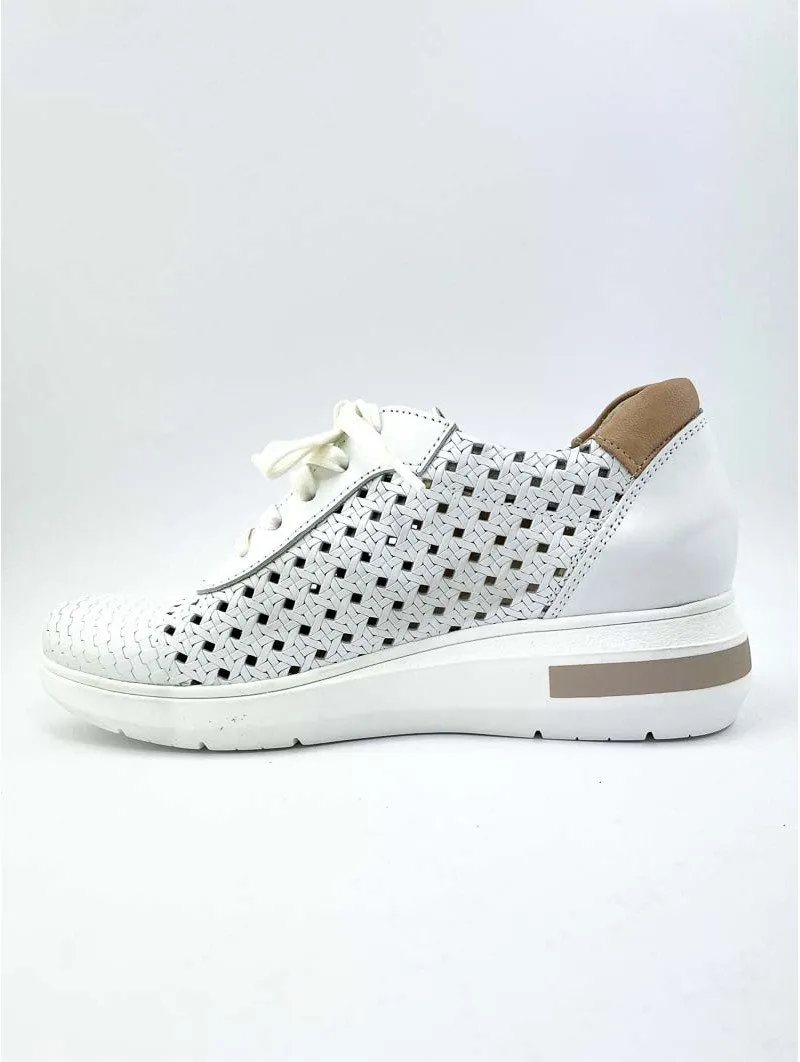 Zapatillas deportivas Casual troquelada Lince 12902 blanco