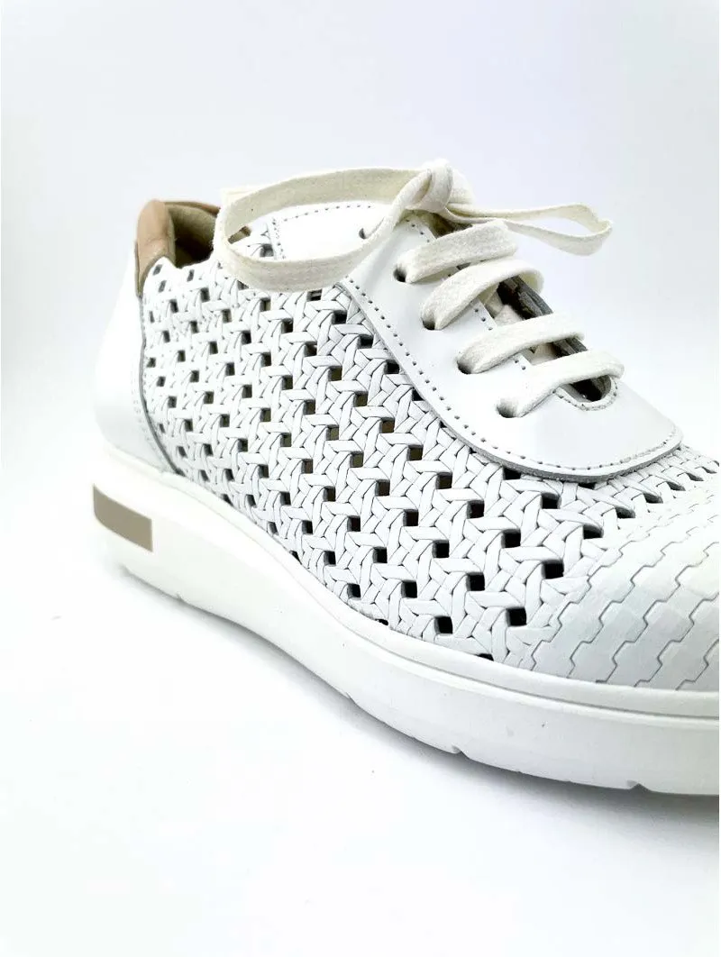 Zapatillas deportivas Casual troquelada Lince 12902 blanco