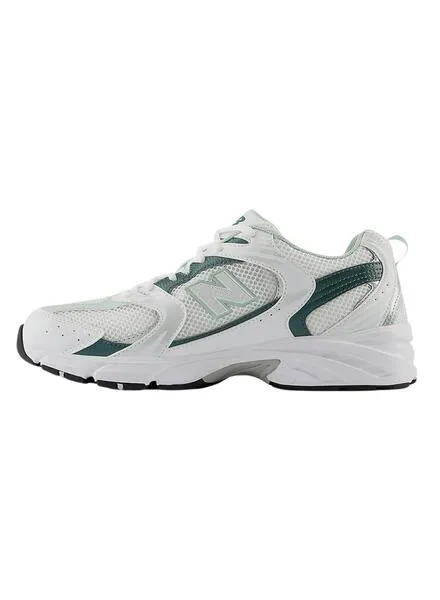 Zapatillas New Balance 530 blanco y verde para mujer