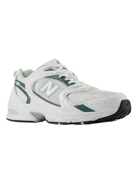 Zapatillas New Balance 530 blanco y verde para mujer