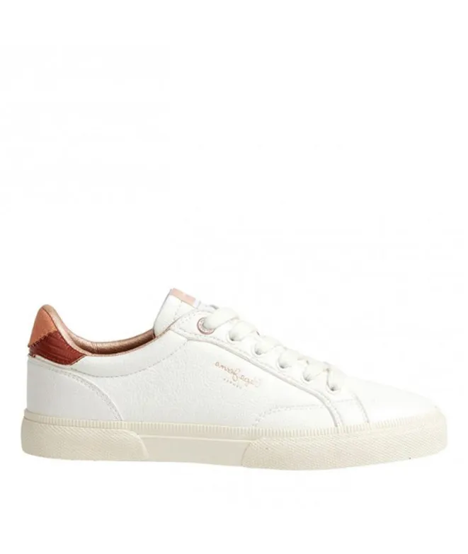 Zapatillas Pepe Jeans Kenton Class White Mujer