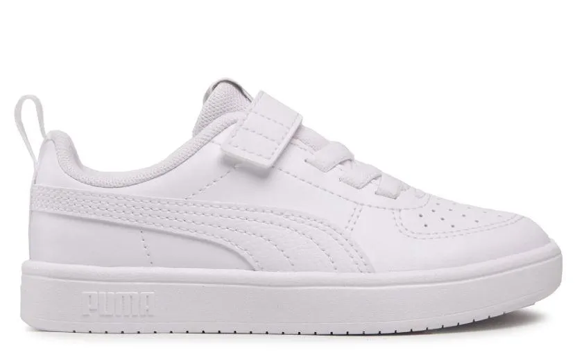 Zapatillas Puma Rickie AC PS Velcro Niños Blanca