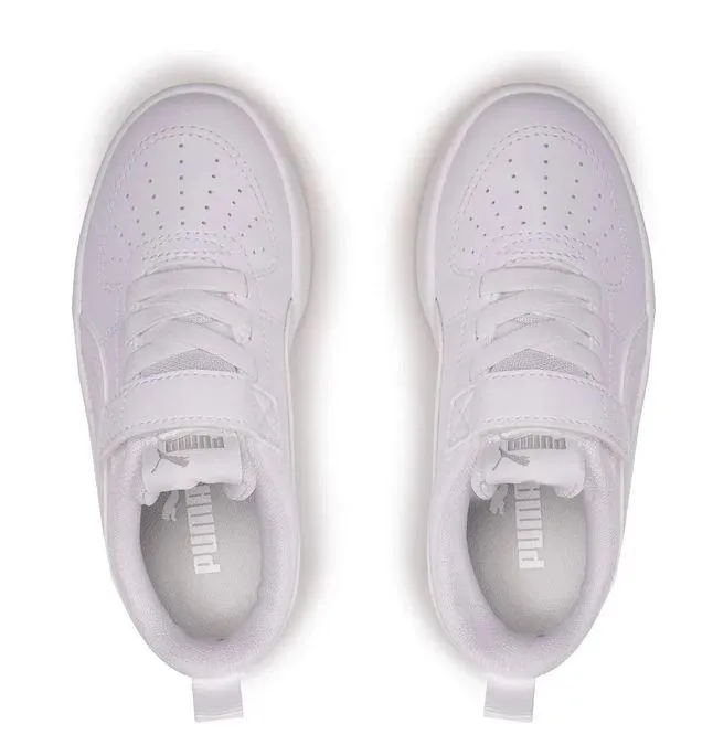 Zapatillas Puma Rickie AC PS Velcro Niños Blanca