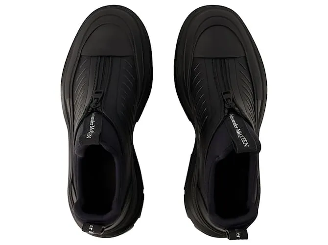 ZAPATILLAS TREAD  ALEXANDER MCQUEEN  PIEL  NEGRO 