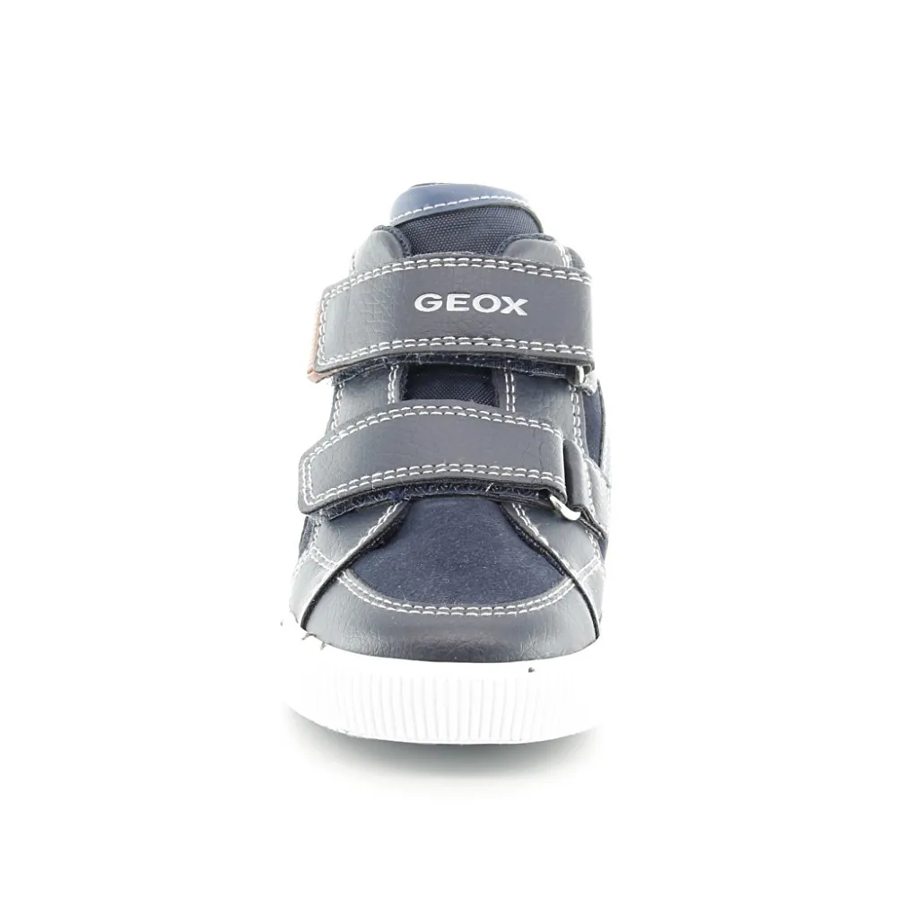 ZAPATO ABOTINADO GEOX KILWI AZULNARANJA