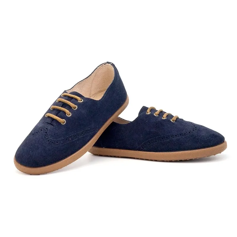 Zapato blucher niño en serraje