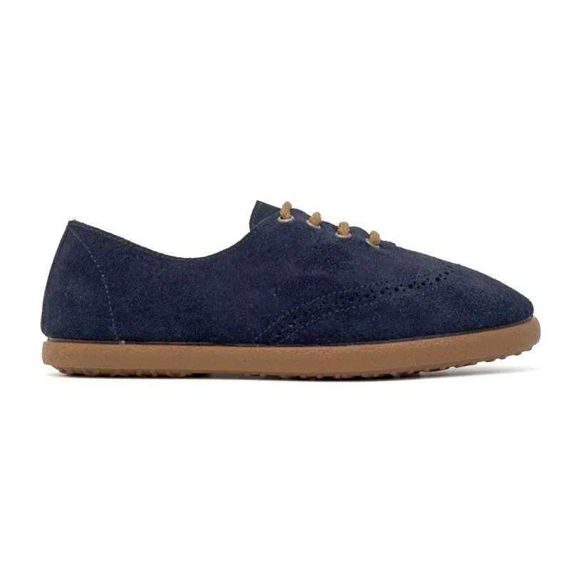Zapato blucher niño en serraje
