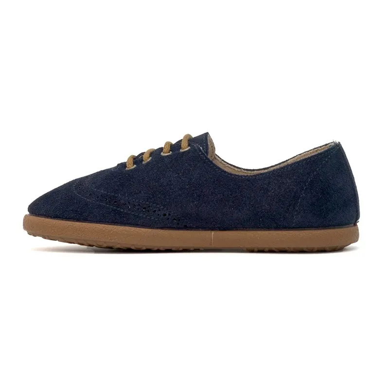 Zapato blucher niño en serraje