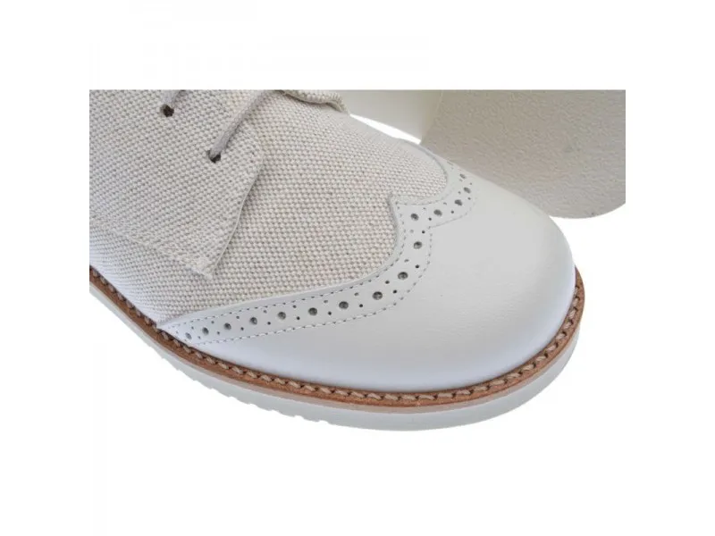 ZAPATO BLUCHER PARA VESTIR 11365 PIRUFIN EN COLOR MARINO O LINO NATURAL