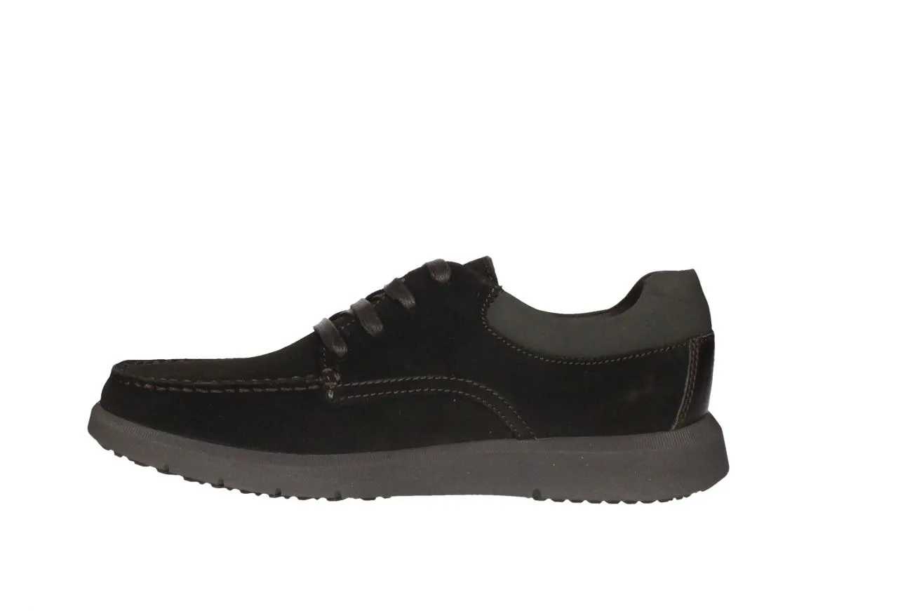 Zapato Cordon Nobuck Marron Cuello Nylon