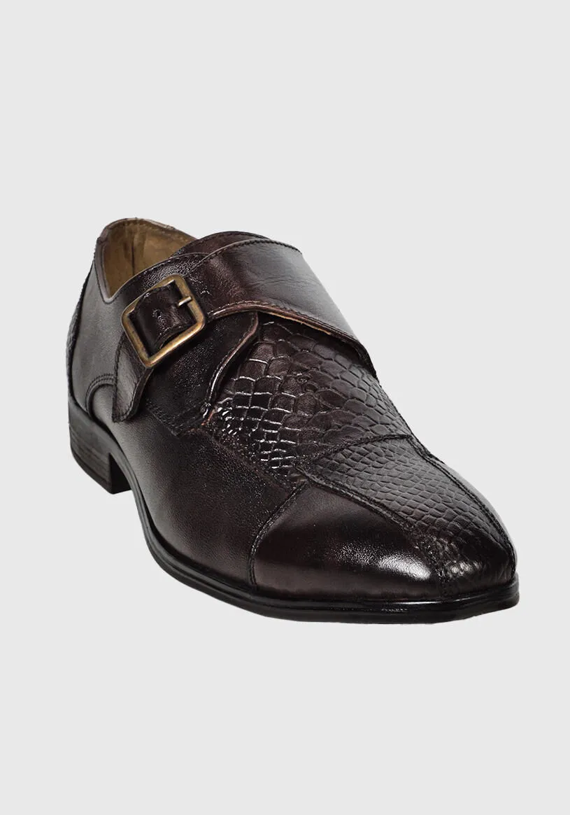 Zapato Cuero Verona Café Oscuro