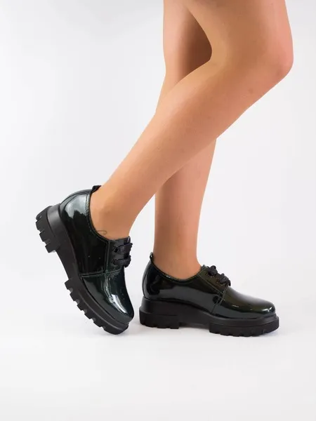 zapato d'chicas 7006 verde para mujer