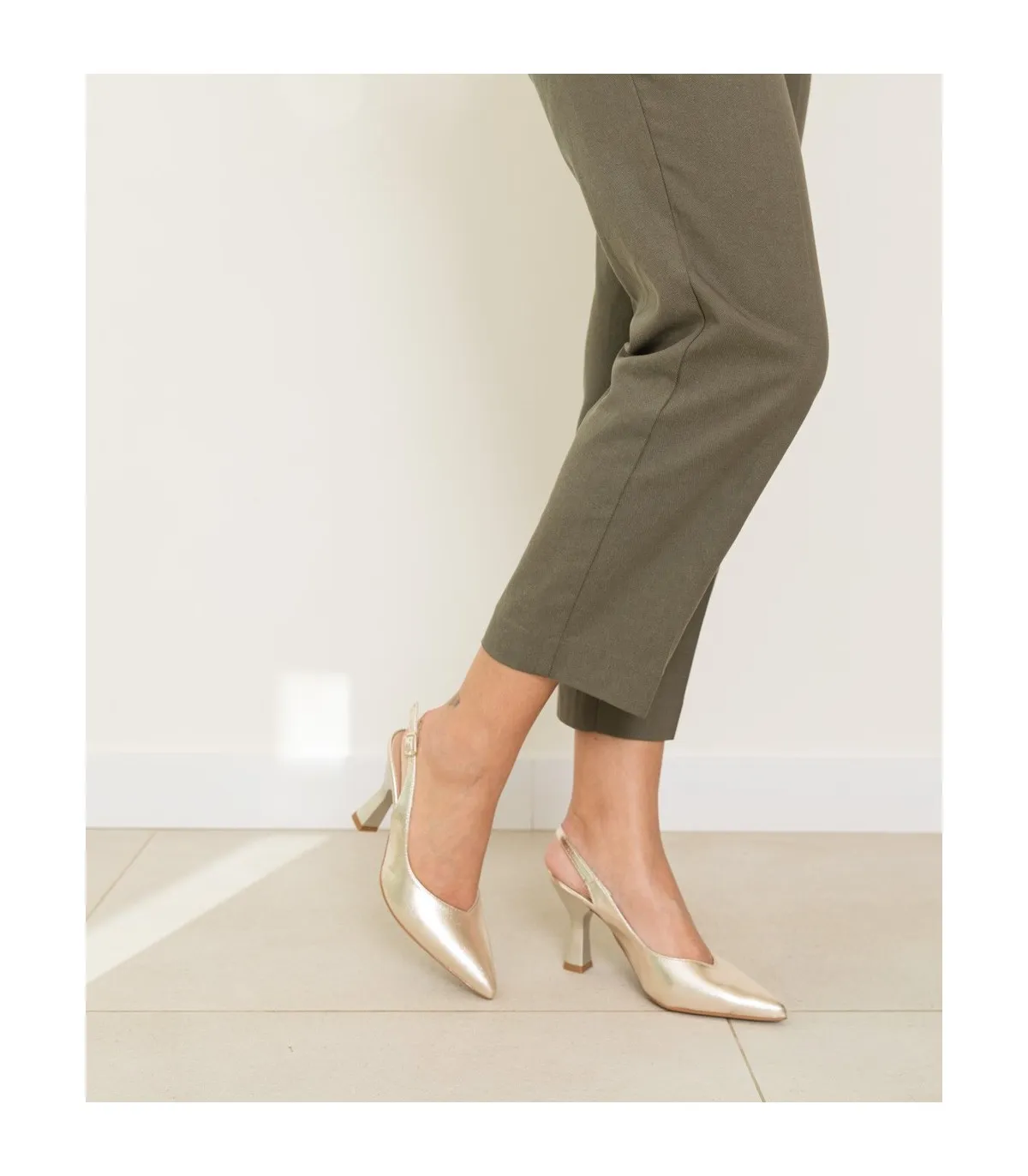 ZAPATO DE SALÓN GUADIX CHAMPAGNE 55292638