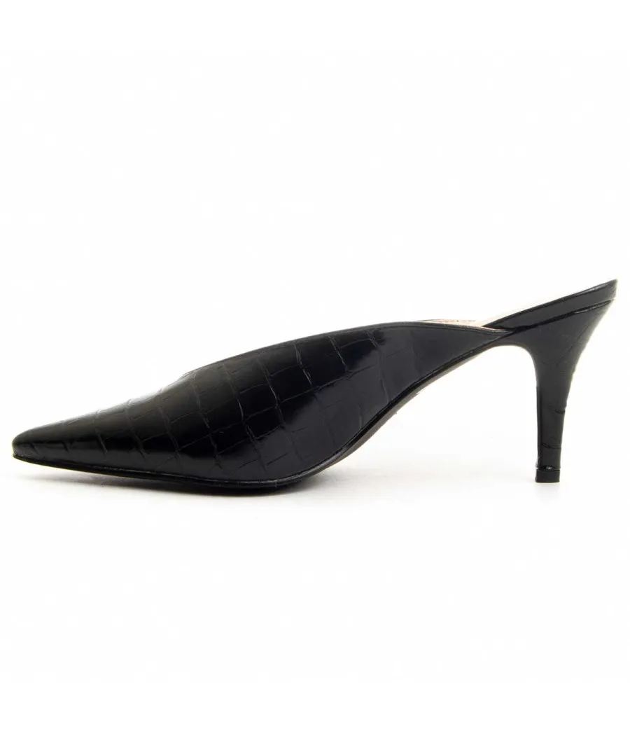 Zapato De Tacón Para Mujer.  Montevita  Sirena  88163 Negro