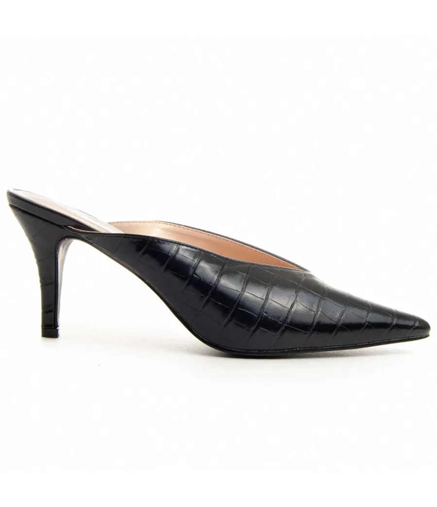 Zapato De Tacón Para Mujer.  Montevita  Sirena  88163 Negro