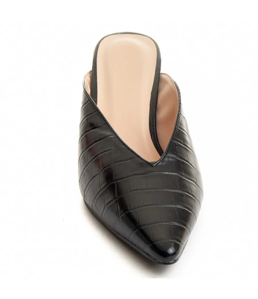 Zapato De Tacón Para Mujer.  Montevita  Sirena  88163 Negro