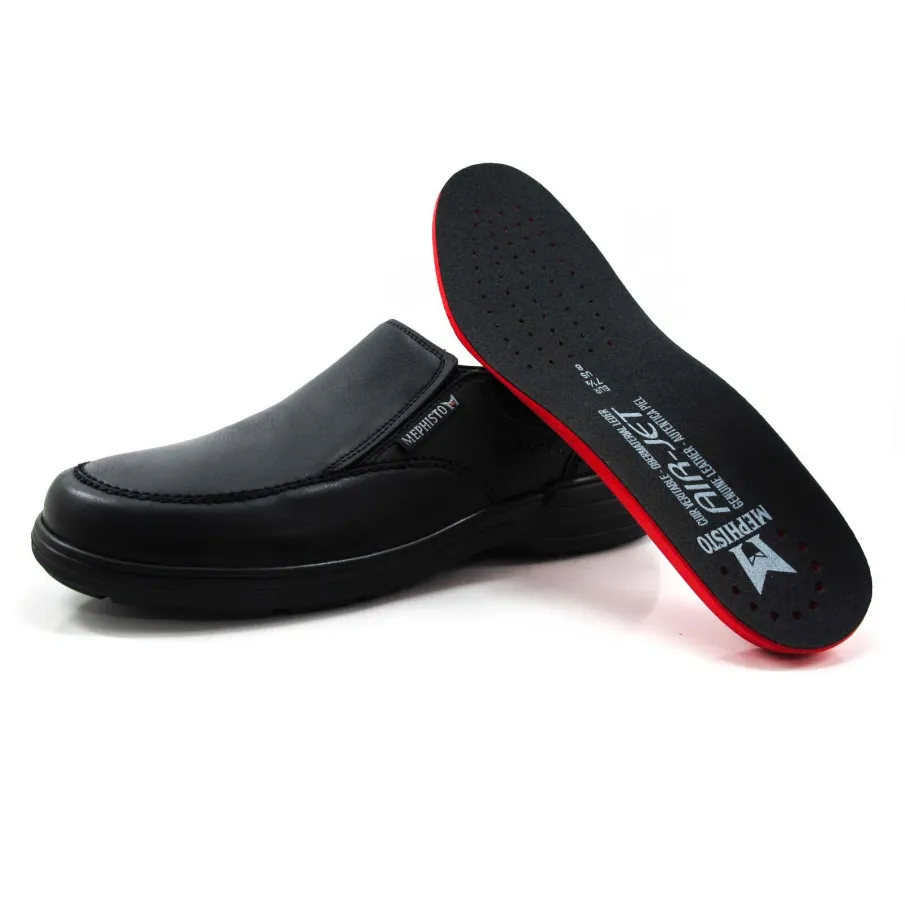 ZAPATO MEPHISTO DAVY NEGRO DE HOMBRE. ENVIO Y CAMBIO GRATUITO