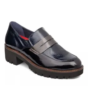 Zapato mocasín para mujer con plataforma