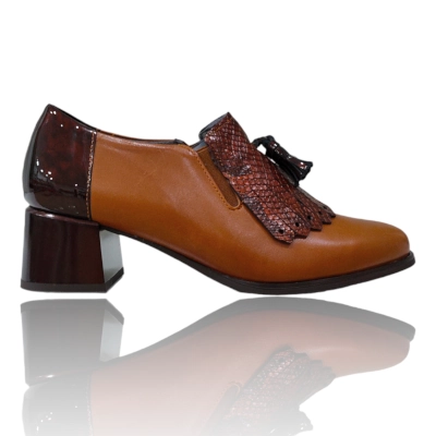 Zapato mujer Pitillos tacon 5413Cuero