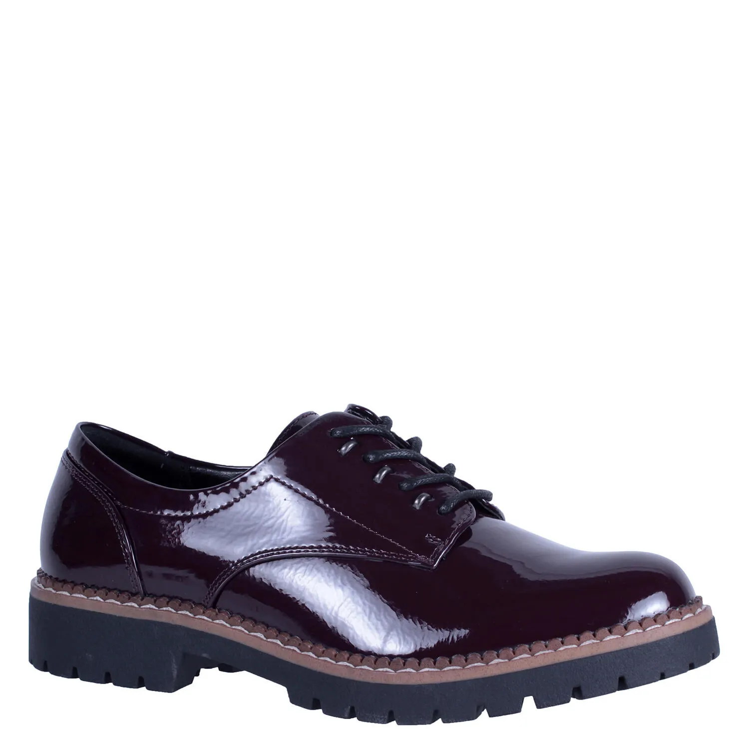 Zapato Oxford Burdeo 4fz0222