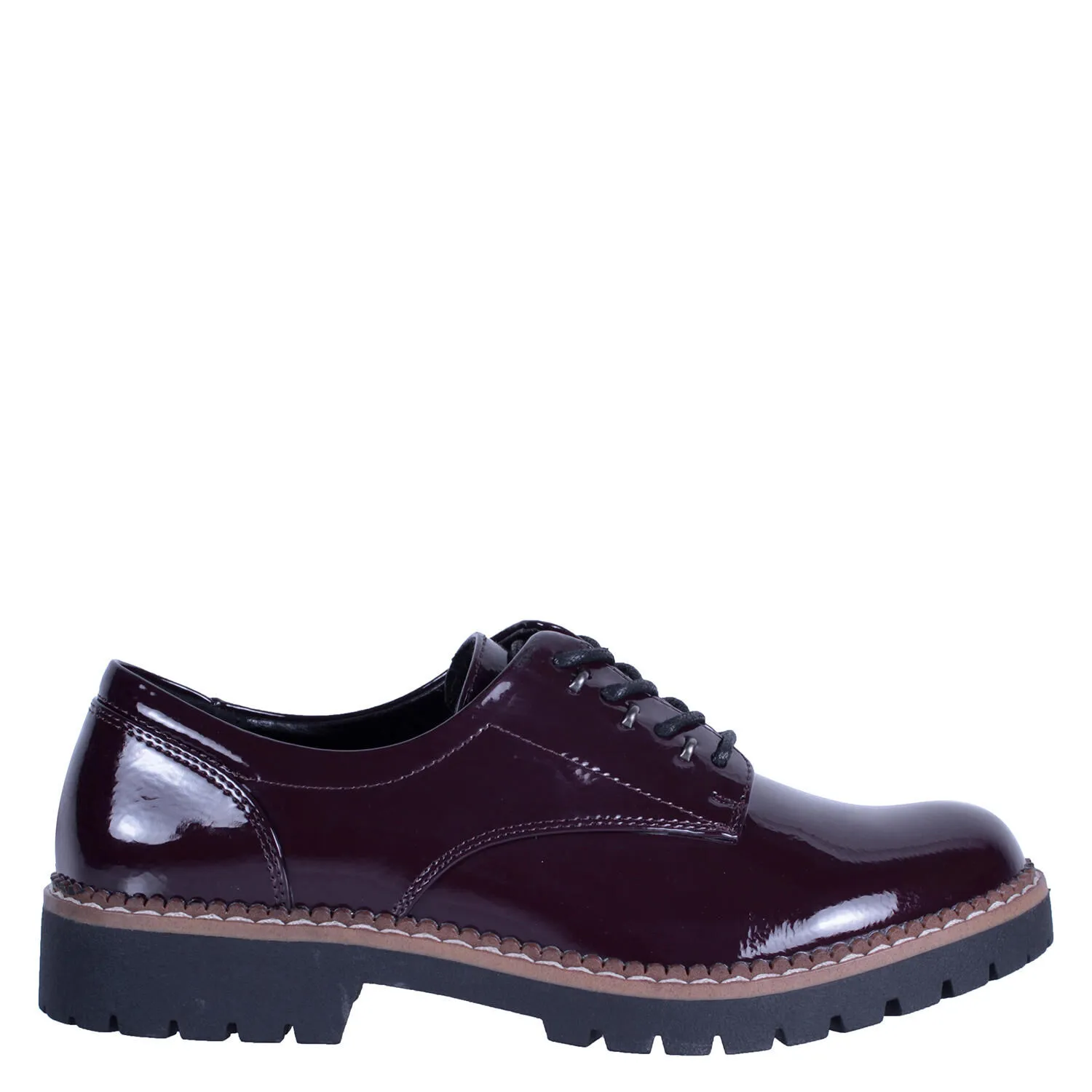 Zapato Oxford Burdeo 4fz0222